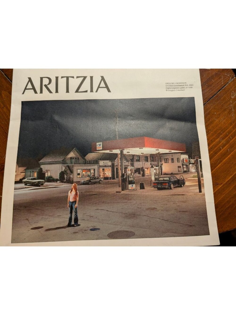 Aritzia Gregory Crewdson Art Print Shopping Bag Featuring Series Photog